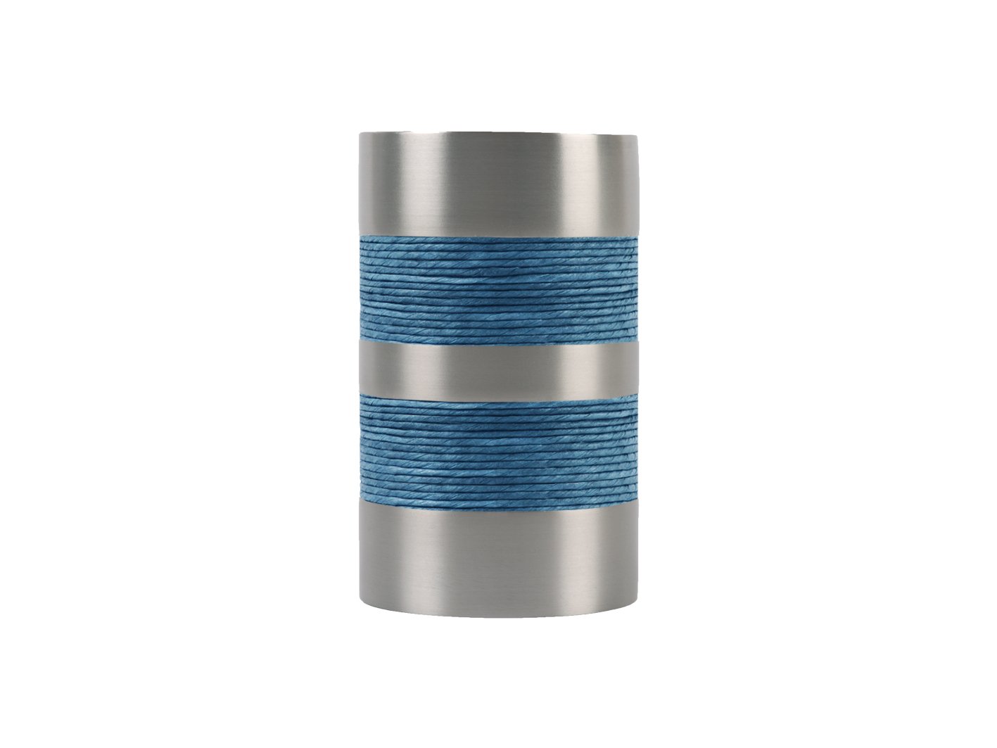 Orca blue curtain pole finial - twine bobbin