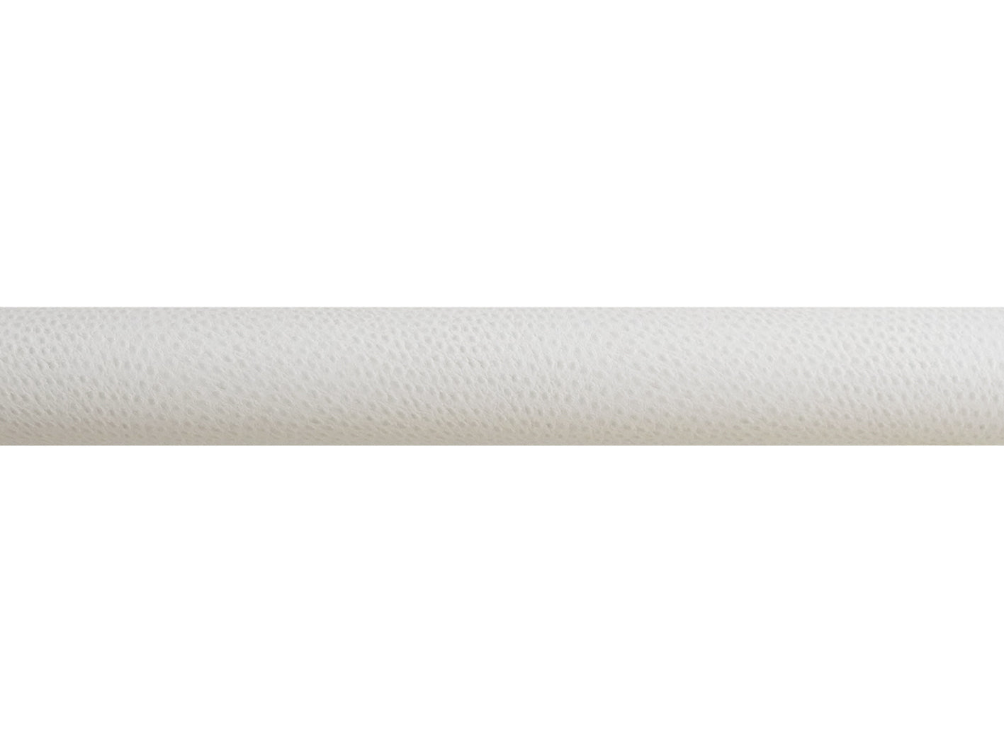 Flush ceiling fix tracked curtain pole in white ostrich