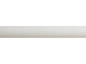 Flush ceiling fix tracked curtain pole in white ostrich
