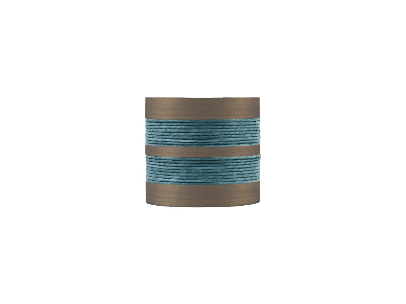 Bobbin Finial for 50mm dia. curtain poles - twine