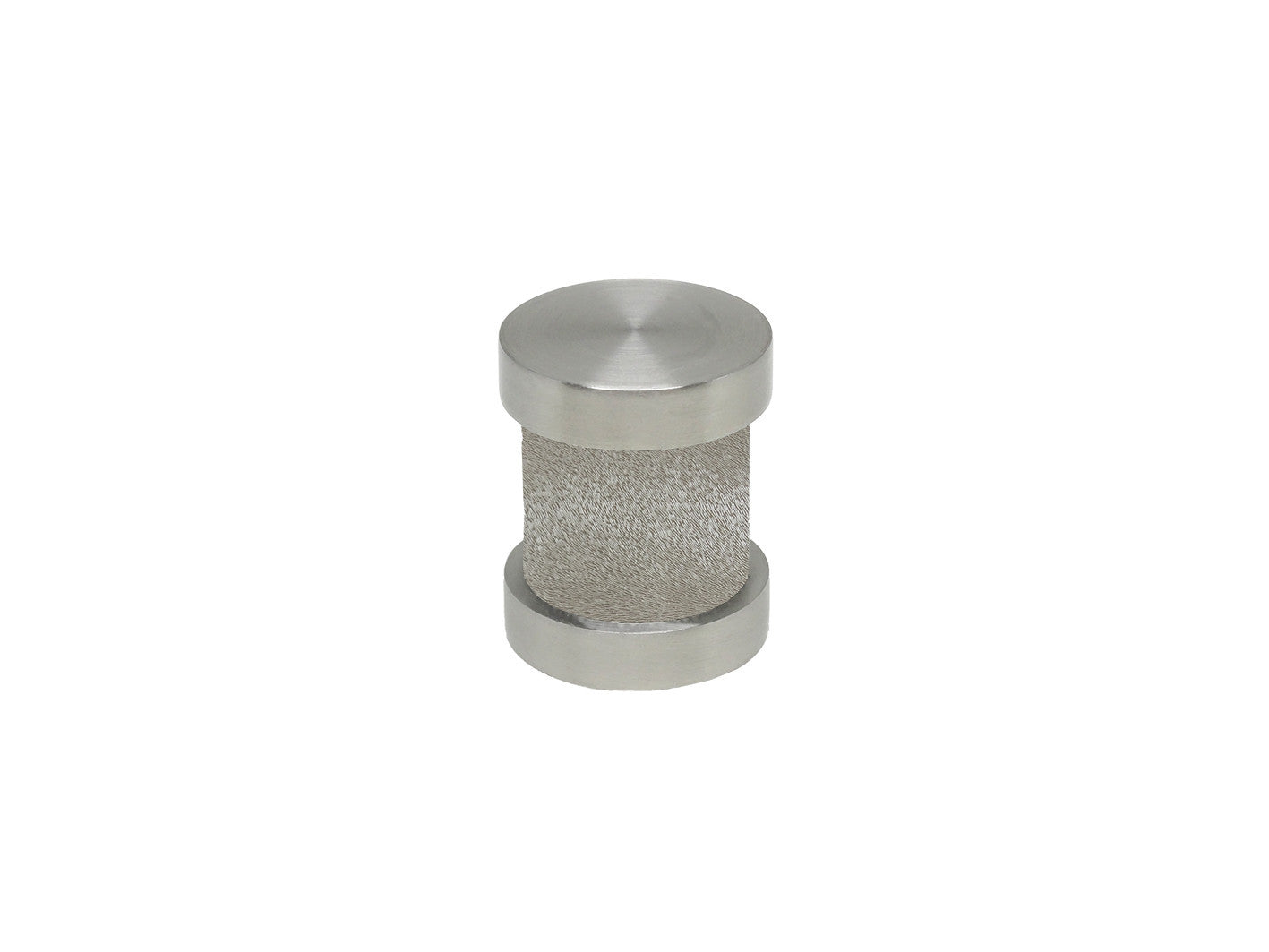Shadow grey groove finial | Walcot House 30mm stainless steel collection