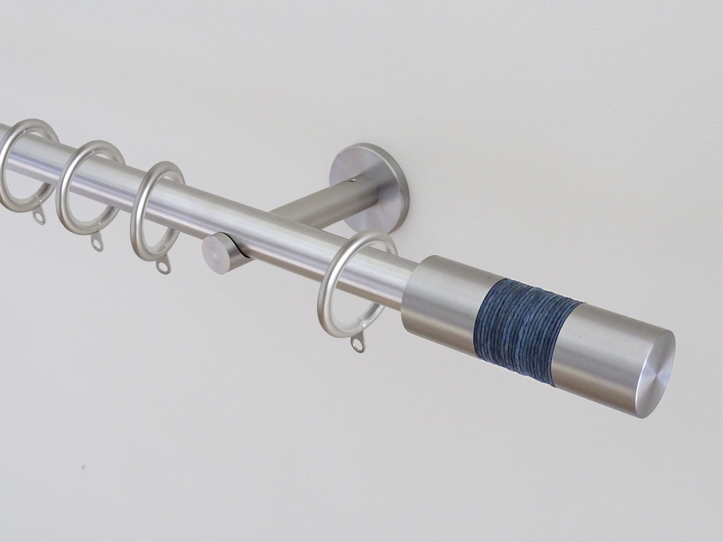 skinny 19mm stainless steel curtain pole
